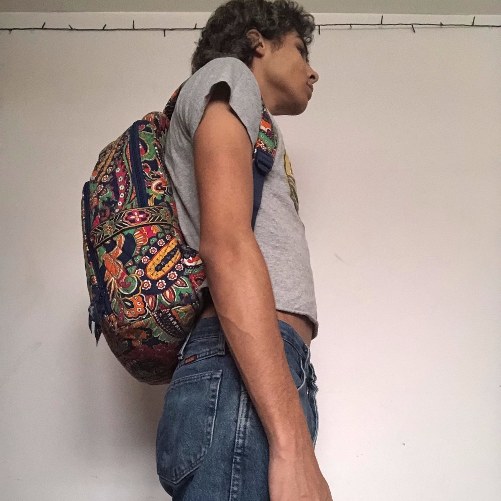 Vera Bradley laptop backpack and crossbody bag